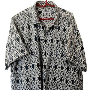 Tommy Bahama Chevron Hawaiian Shirt XXL